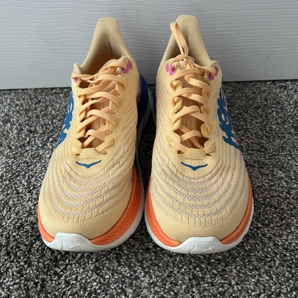 HOKA ONE Women's Mach 5 running shoes in Impala/Cyclamen light orange 10.5 - Picture 2 of 11